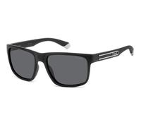 Polaroid Hombre PLD 2157/S 003/M9 Gafas de sol Plástico Negro Gris Cuadrada Polarizado