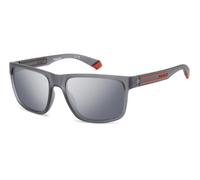 Polaroid Hombre PLD 2157/S RIW/EX Gafas de sol Plástico Gris Gris Cuadrada Polarizado Specchiato