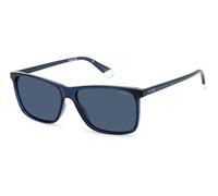 Polaroid Hombre PLD 4137/S PJP/C3 Gafas de sol Plástico Azul Multicolor Cuadrada Polarizado