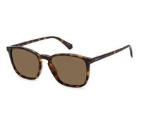 Polaroid Hombre PLD 4139/S 086/SP Gafas de sol Plástico la Habana Marrón Cuadrada Polarizado