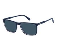 Polaroid Hombre PLD 4180/S OXZ/C3 Gafas de sol Policarbonato Azul Azul Cuadrada Polarizado
