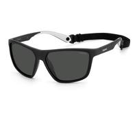 Polaroid Hombre PLD 7040/S 08A/M9 Gafas de sol Nylon Negro/Gris Gris Cuadrada