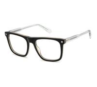 Polaroid Hombre PLD D506 0WM Monturas ópticas Plástico Negro / Beige Cuadrada