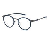 Polaroid Hombre PLD D550/G R80 Monturas ópticas Metal Rutenio Pantos Normal