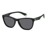 Polaroid Junior PLD 8056/S 003/M9 Gafas de sol Plástico Negro Gris Cuadrada Polarizado