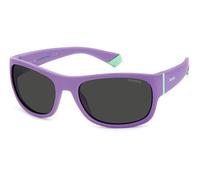 Polaroid Junior PLD 8064/S B3V/M9 Gafas de sol Violeta Gris Cuadrada Polarizado