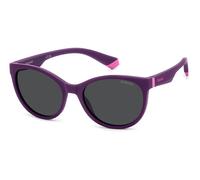 Polaroid Junior PLD 8065/S B3V/M9 Gafas de sol Violeta Gris Cat Eye Polarizado