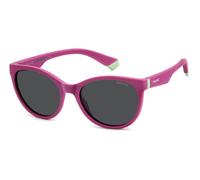 Polaroid Junior PLD 8065/S QHO/M9 Gafas de sol Violeta Gris Cat Eye Polarizado