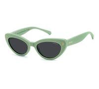 Polaroid Junior PLD 8068/S 1ED/M9 Gafas de sol Policarbonato Verde Gris Cat Eye Polarizado