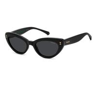 Polaroid Junior PLD 8068/S 807/M9 Gafas de sol Policarbonato Negro Gris Cat Eye Polarizado