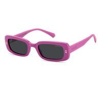 Polaroid Junior PLD 8071/S MU1/M9 Gafas de sol Policarbonato Fucsia Gris Cuadrada Polarizado