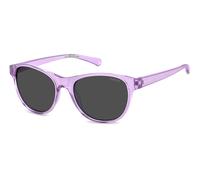 Polaroid Junior Polaroid PLD 8066/S 789/M9 Gafas de sol Policarbonato Violeta Gris Cuadrada Polarizado