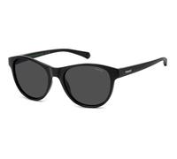 Polaroid Junior Polaroid PLD 8066/S 807/M9 Gafas de sol Policarbonato Negro Gris Cuadrada Polarizado