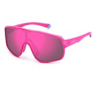 Polaroid Junior Polaroid PLD 8070/S 35J/AI Gafas de sol Policarbonato Rosa Gris Máscara Polarizado Espejo
