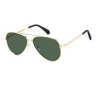 Polaroid Junior Polaroid PLD 8073/S PEF/UC Gafas de sol Metal Oro Verde Piloto Polarizado