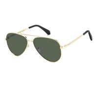 POLAROID KIDS, GAFAS DE SOL, PLD 8073/S, GOLD GREEN, 55, (UNISEX TEENAGER (11-15))