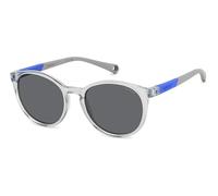 POLAROID KIDS PLD 8059/S Gafas de Sol, Grey, 47 para Niños