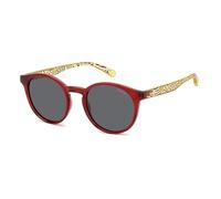 POLAROID KIDS PLD 8061/S Gafas, Red Yellow, 46/18/130 Unisex niños