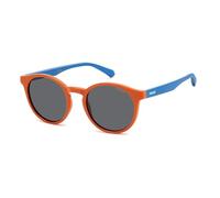 Polaroid Junior PLD 8061/S L7Q/M9 Gafas de sol Policarbonato Naranja Gris Pantos Polarizado