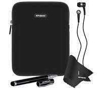 Polaroid - Kit de accesorios para tablet de 8 pulgadas y lectores electrónicos, incluye funda, auriculares, lápiz capacitivo y paño de limpieza (PTAK3-KH)