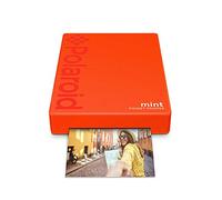 Polaroid Mint Impresora de bolsillo con Tecnología Zink Zero Ink papel adhesivo 5 x 7.6 cm - Bluetooth para Android y iOS (Rojo)