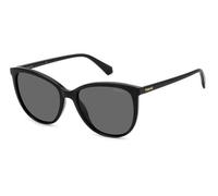 Polaroid Mujer PLD 4138/S 807/M9 Gafas de sol Plástico Negro Gris Cat Eye Polarizado