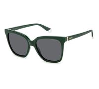 Polaroid Mujer PLD 4155/S/X 1ED/M9 Gafas de sol Plástico Verde Gris Cuadrada Polarizado