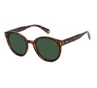 Polaroid Mujer PLD 6185/S 086/UC Gafas de sol Plástico la Habana Verde Redonda Polarizado