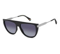 Polaroid Mujer PLD 6221/S/X 807/WJ Gafas de sol Plástico Negro Gris Geométrico Polarizado Sombreado