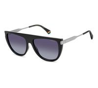 Polaroid Mujer PLD 6221/S/X 807/WJ Gafas de sol Plástico Negro Gris Geométrico Polarizado Sombreado