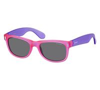Polaroid P0115 Y2 IUB Gafas de Sol, Morado (Violet Pink Fluo/Grey Polarized), 46 Unisex niños