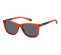 Polaroid Niños Polaroid PLD 8058/S C9A/M9 Gafas de sol Plástico Rojo Gris Cuadrada Polarizado