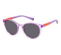 Polaroid Niños Polaroid PLD 8059/S 789/M9 Gafas de sol Plástico Lila Gris Pantos Polarizado