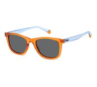 Polaroid Niños Polaroid PLD 8060/S L7Q/M9 Gafas de sol Plástico Naranja Gris Cuadrada Polarizado