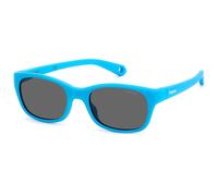Polaroid Niños Polaroid PLD K006/S MVU/M9 Gafas de sol Plástico Azul claro Gris Cuadrada Polarizado