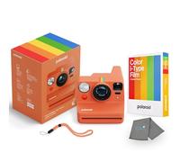 Polaroid Now+ - Cámara instantánea i-Type de 3ª generación + paquete de 8 películas de color i-Type, controlada por aplicación conectada por Bluetooth, color coral, paquete de cámara Polaroid con un