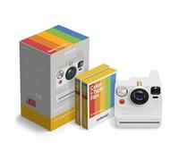 Polaroid - Now+ Gen 3 - Cámara instantánea con conexión Bluetooth - Paquete de cámara + película en Color (16 Fotos) Blanco (6563)
