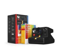 Polaroid Now+ Generation 2 - Cámara y Paquete de película (16 Fotos Incluidas) Cámara de película instantánea controlada por aplicación Bluetooth (6250), Negro, Cámara y película