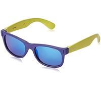 Polaroid P0115 JY UDF Gafas de Sol, Azul (Bluette Lime/Grey Blue Mirror Polarized), 46 Unisex Niños