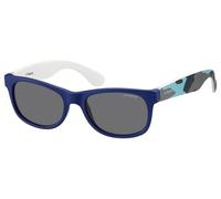 Polaroid P0300 Y2 TCS Gafas de Sol, Azul (Bluette Camouflage Blue/Grey Polarized), 43 Unisex Niños
