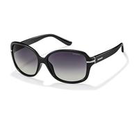 Polaroid P8419 IX KIH Gafas de Sol, Negro (Black/Grey Faded Polarized), 58 para Mujer