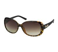 Polaroid P8430 LA 581, Gafas de Sol, Mujer, Negro (Havana Black/Brown Shaded Polarized), 58