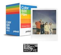 Polaroid - Película instantánea de color para cámaras 600 e i-Type, paquete de 5 unidades con un paño de limpieza