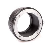 Polaroid PL-BANKAIQ - Adaptador de Lentes para cámara fotográfica (Nikon AI, Pentax Q, Negro, Plata, Aluminio)