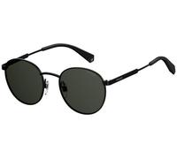Polaroid Unisex PLD 2053/S 807/M9 Gafas de sol Metal Negro Redonda Polarizado
