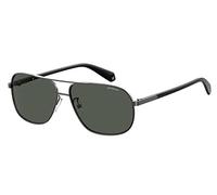 Polaroid PLD 2074/s/x Gafas de Sol, Negro (KJ1/M9 DK Ruthenium), 60 para Hombre