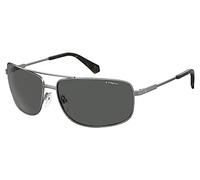Polaroid Hombres Gafas de sol '2101/S' gris plateado, Talla 63, 6634140