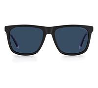 Polaroid PLD 2102/s/x Gafas de Sol, 0VK/C3 MTBLK Blue, 55 Hombre