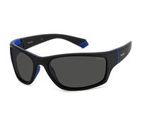 Polaroid Hombre PLD 2135/S D51/M9 Gafas de sol Plástico Negro / Azul Gris Cuadrada Polarizado