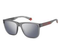 POLAROID PLD 2155/S Gafas de Sol, Matte Grey, 57 para Hombre